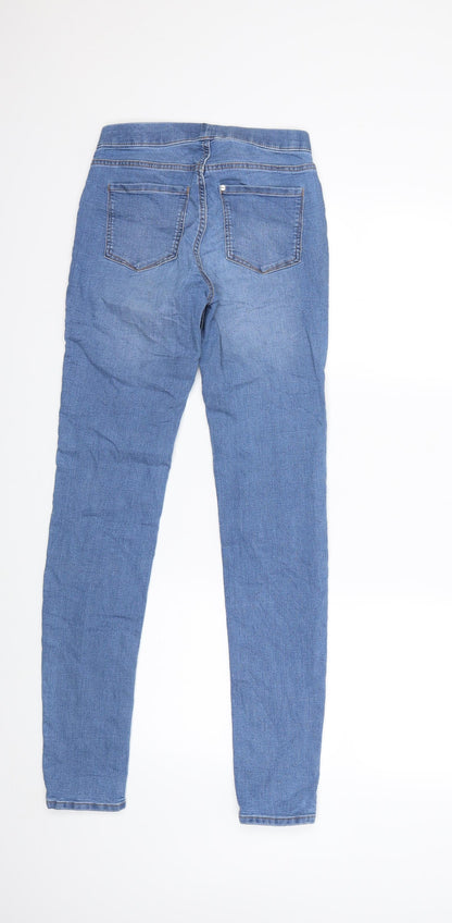 Womens UK Size 6 H&M Regular Fit Jegging Blue Jeans