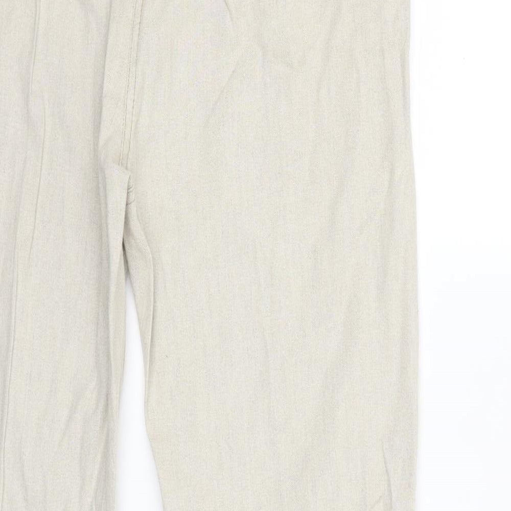 Per Una Womens Beige   Trousers  Size 14 L23 in