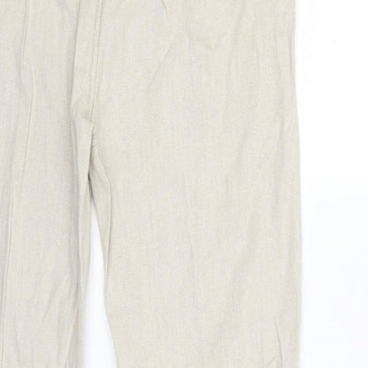 Per Una Womens Beige   Trousers  Size 14 L23 in