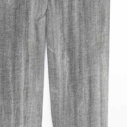 Womens UK Size 2XS TALLY WEiJL Regular Fit Skinny Grey Jeans