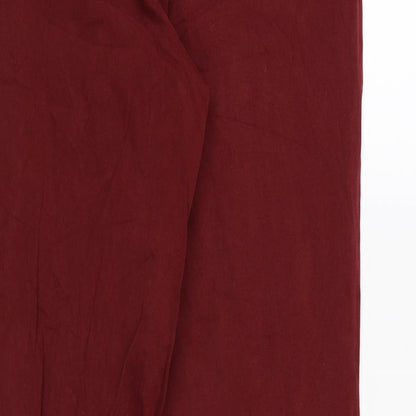 Clockhouse Womens Brown  Denim Skinny Jeans  L26 in - BURGUNDY