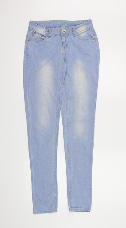 Denim co Womens Blue  Denim Straight Jeans Size 6 L30 in