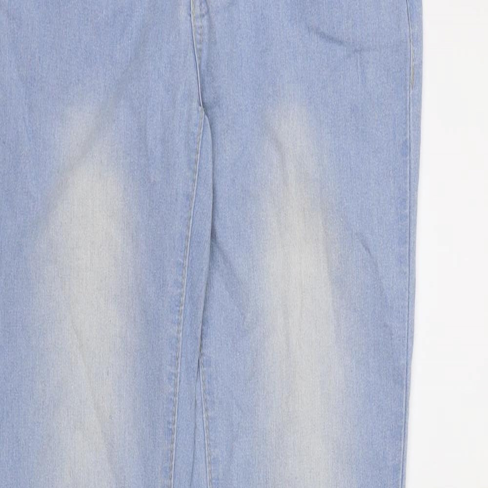 Denim co Womens Blue  Denim Straight Jeans Size 6 L30 in