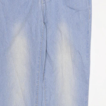 Denim co Womens Blue  Denim Straight Jeans Size 6 L30 in