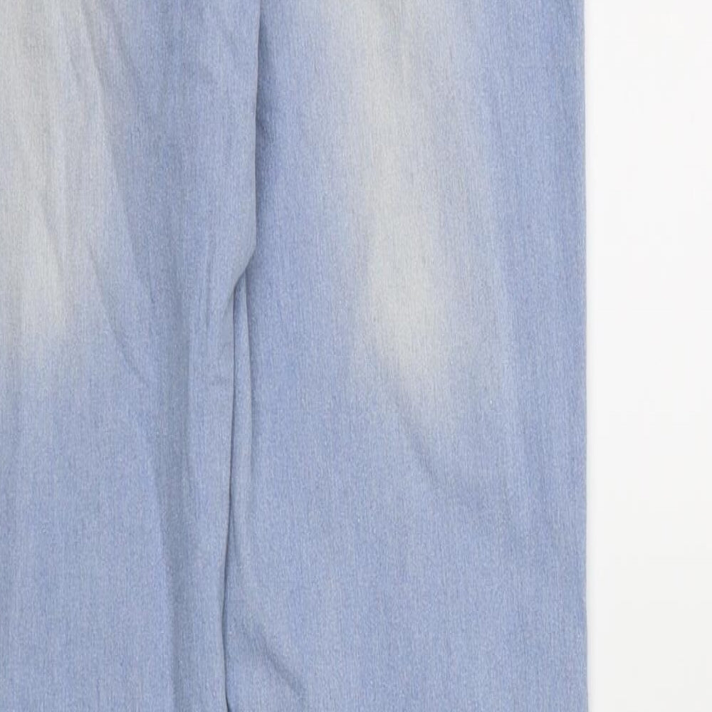 Denim co Womens Blue  Denim Straight Jeans Size 6 L30 in