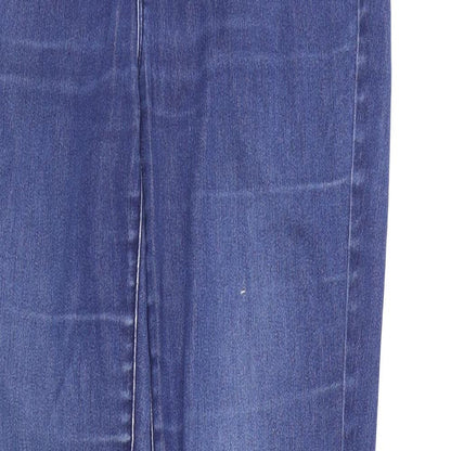 Womens UK Size 10 Waredenim Regular Fit Skinny Blue Jeans