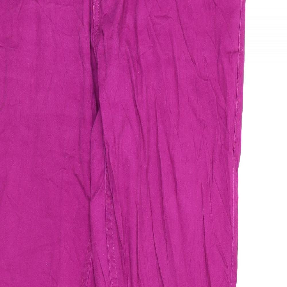 Womens UK Size 14 Janina Regular Fit  Purple Trousers