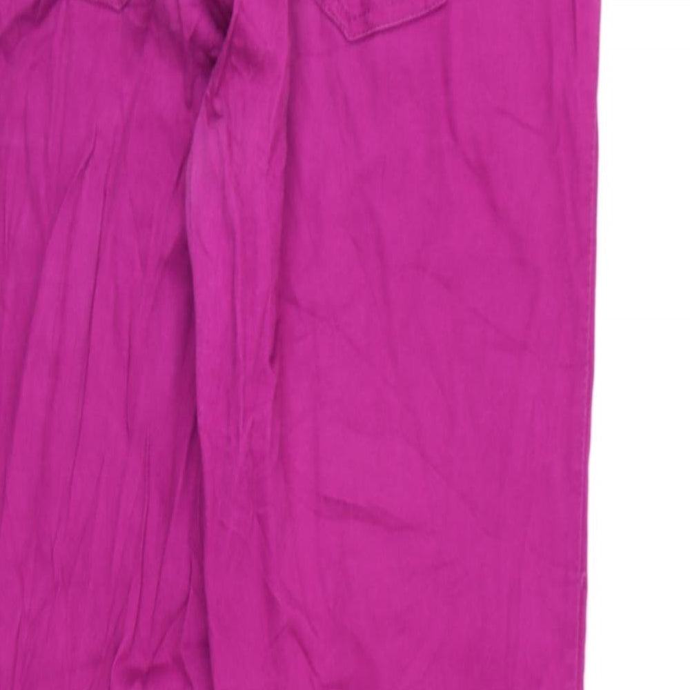 Womens UK Size 14 Janina Regular Fit  Purple Trousers