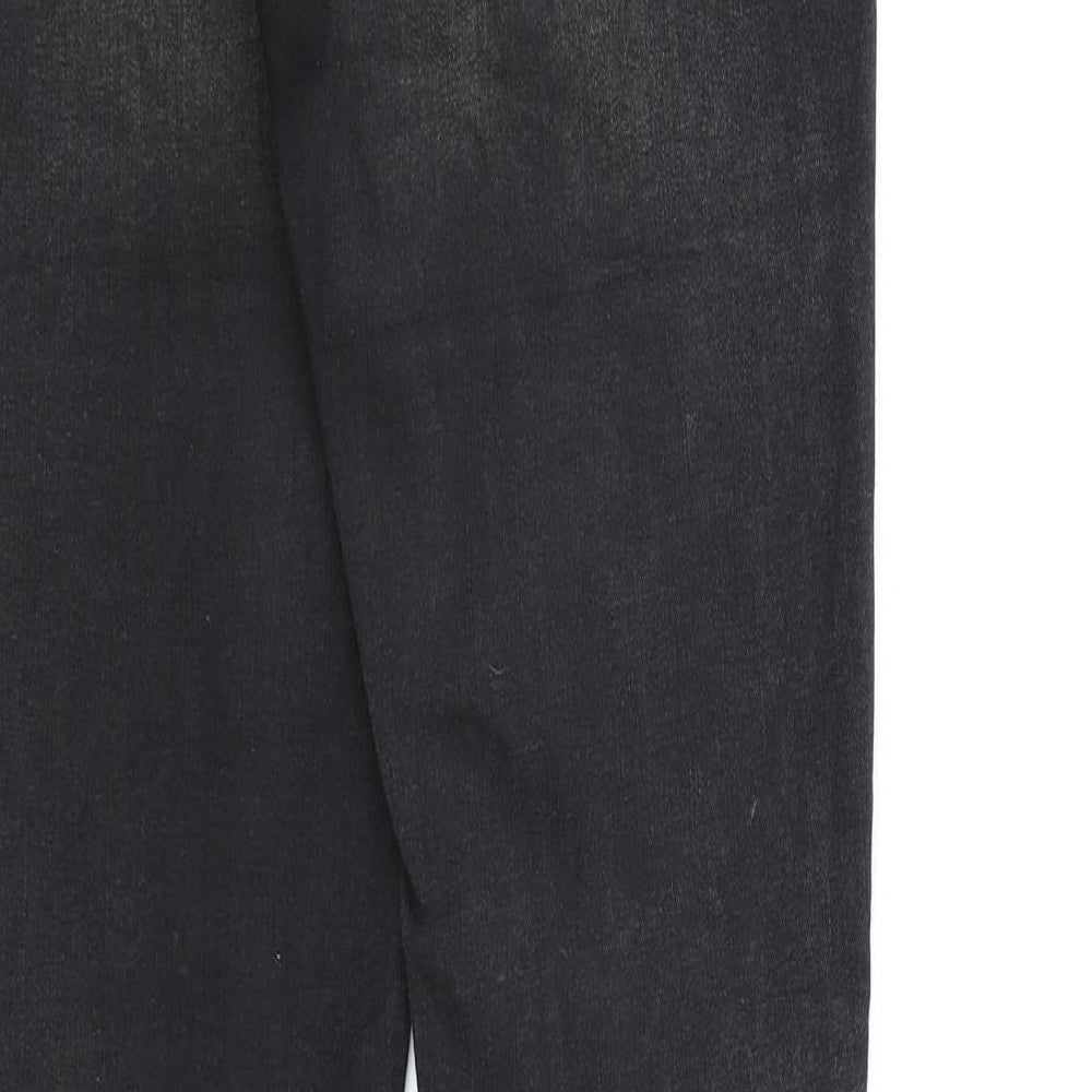 Bershka Womens Black  Denim Skinny Jeans Size 8 L28 in