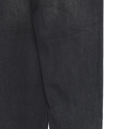 Bershka Womens Black  Denim Skinny Jeans Size 8 L28 in
