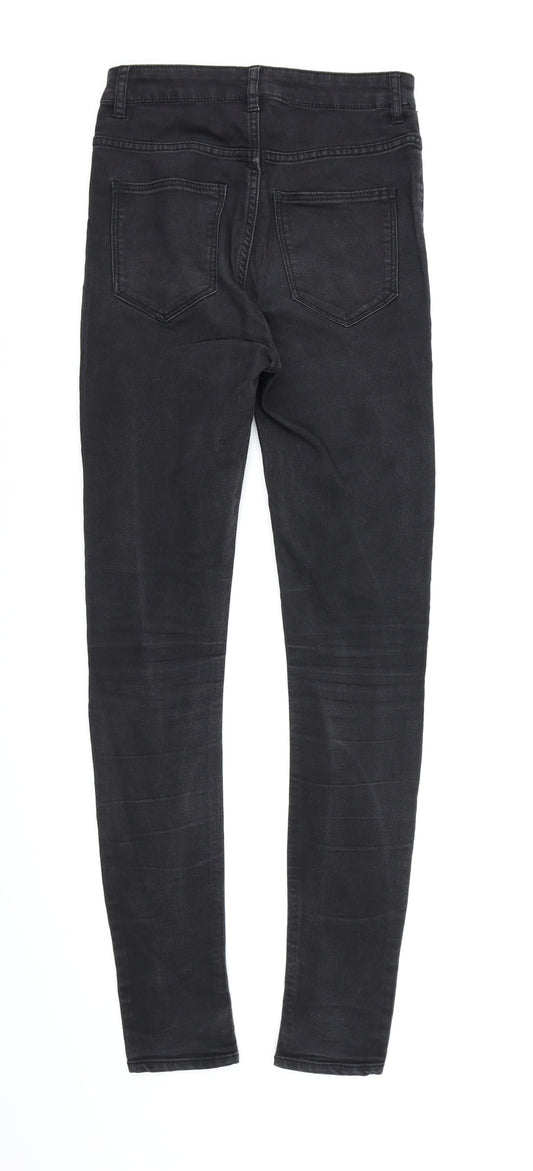 Divided by H&M Womens Black  Denim Skinny Jeans Size 6 L28 in