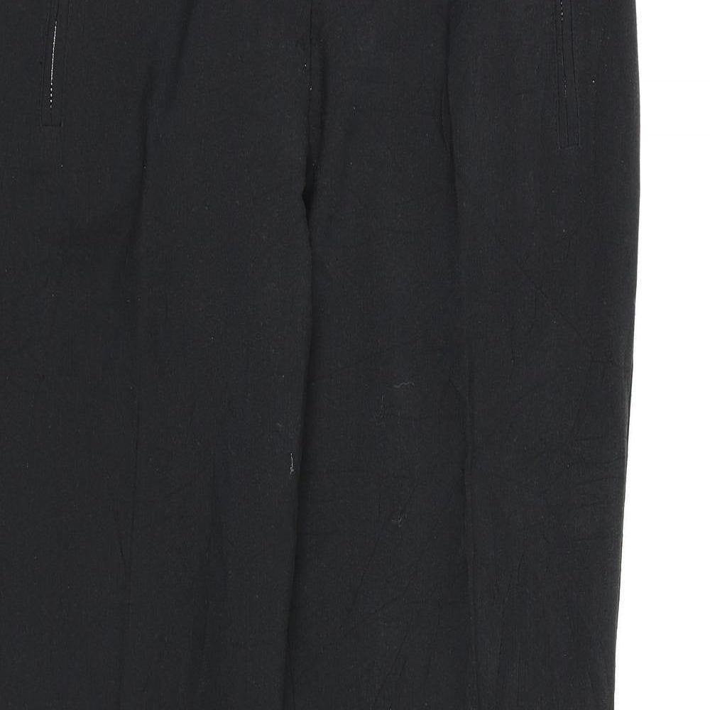 Womens UK Size 12 BHS Regular Fit Dress Pants Black Trousers