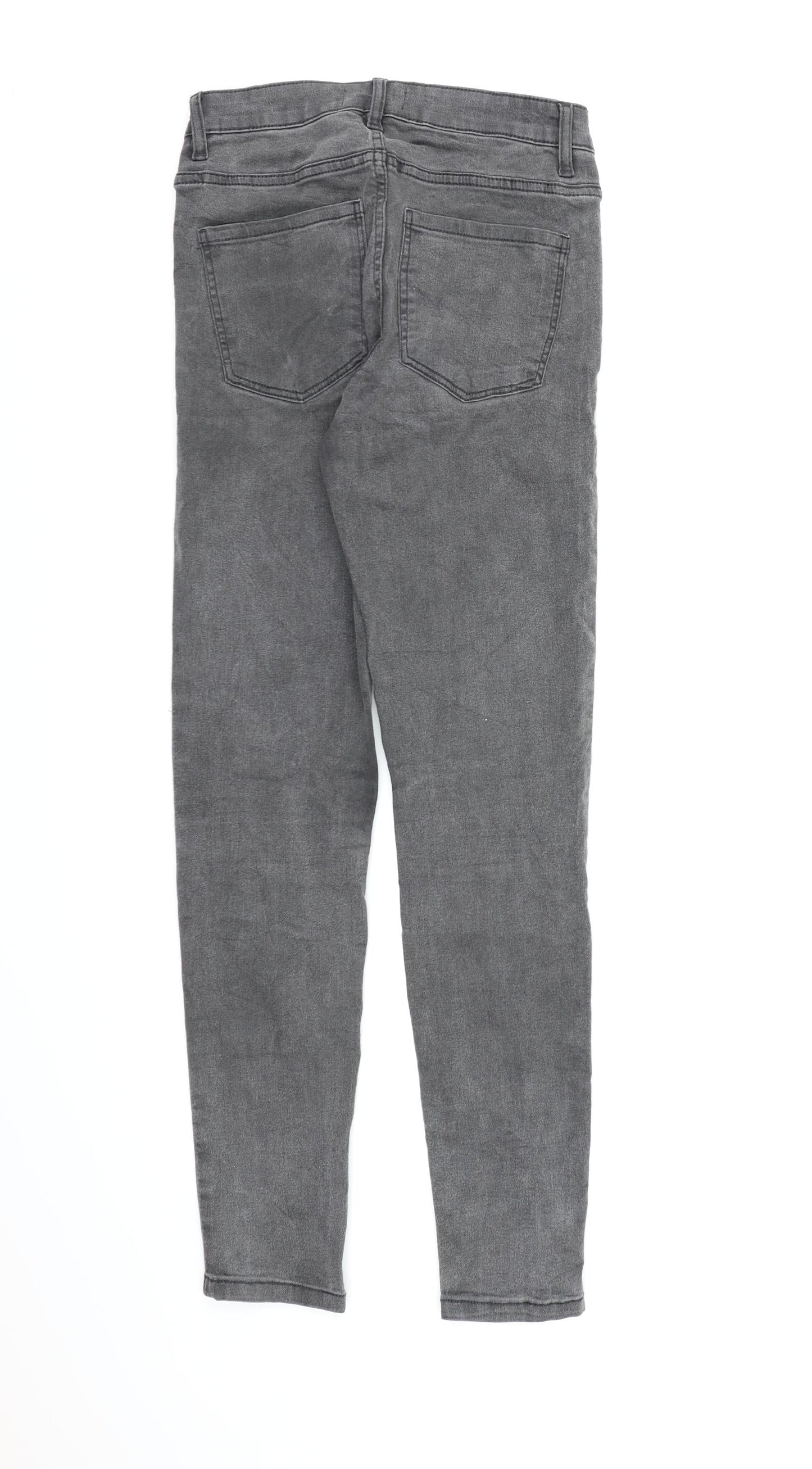 Womens UK Size 6 Sinsay Regular Fit Skinny Grey Jeans
