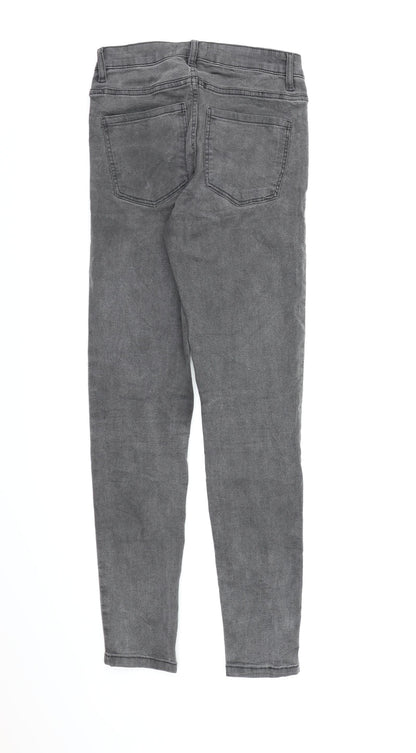 Womens UK Size 6 Sinsay Regular Fit Skinny Grey Jeans
