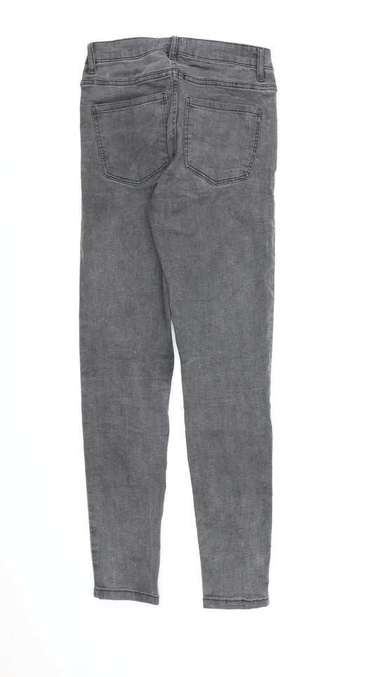 Womens UK Size 6 Sinsay Regular Fit Skinny Grey Jeans