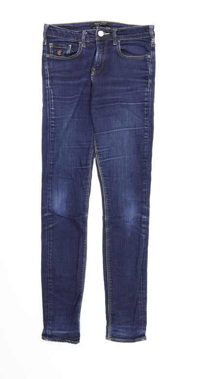 Womens UK Size  Maison Scotch Regular Fit Straight Blue Jeans