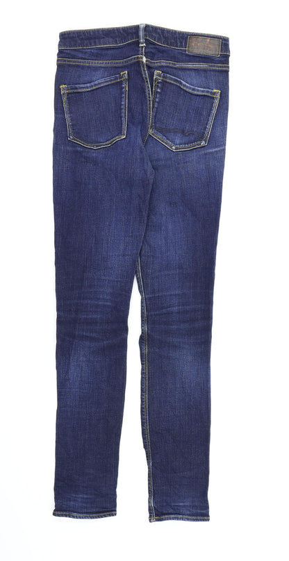 Womens UK Size  Maison Scotch Regular Fit Straight Blue Jeans