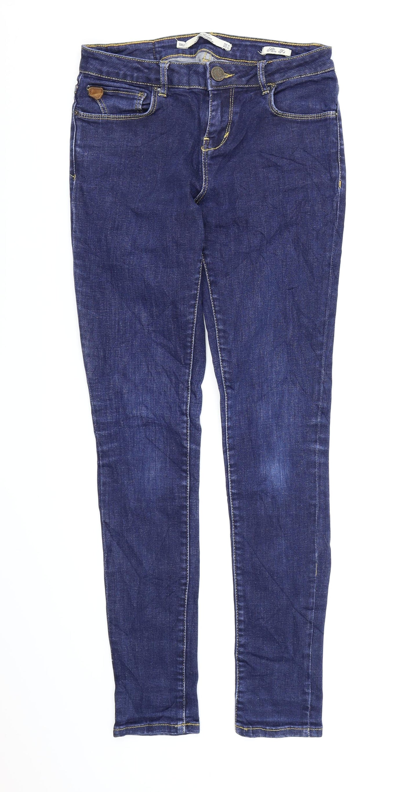 Love Woman Womens Blue  Denim Skinny Jeans Size 8 L28 in