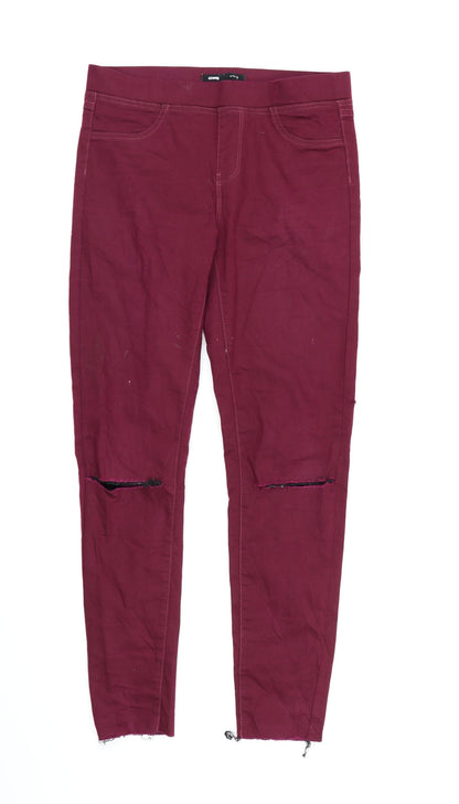 Womens UK Size S Sinsay Regular Fit Jegging Purple Jeans