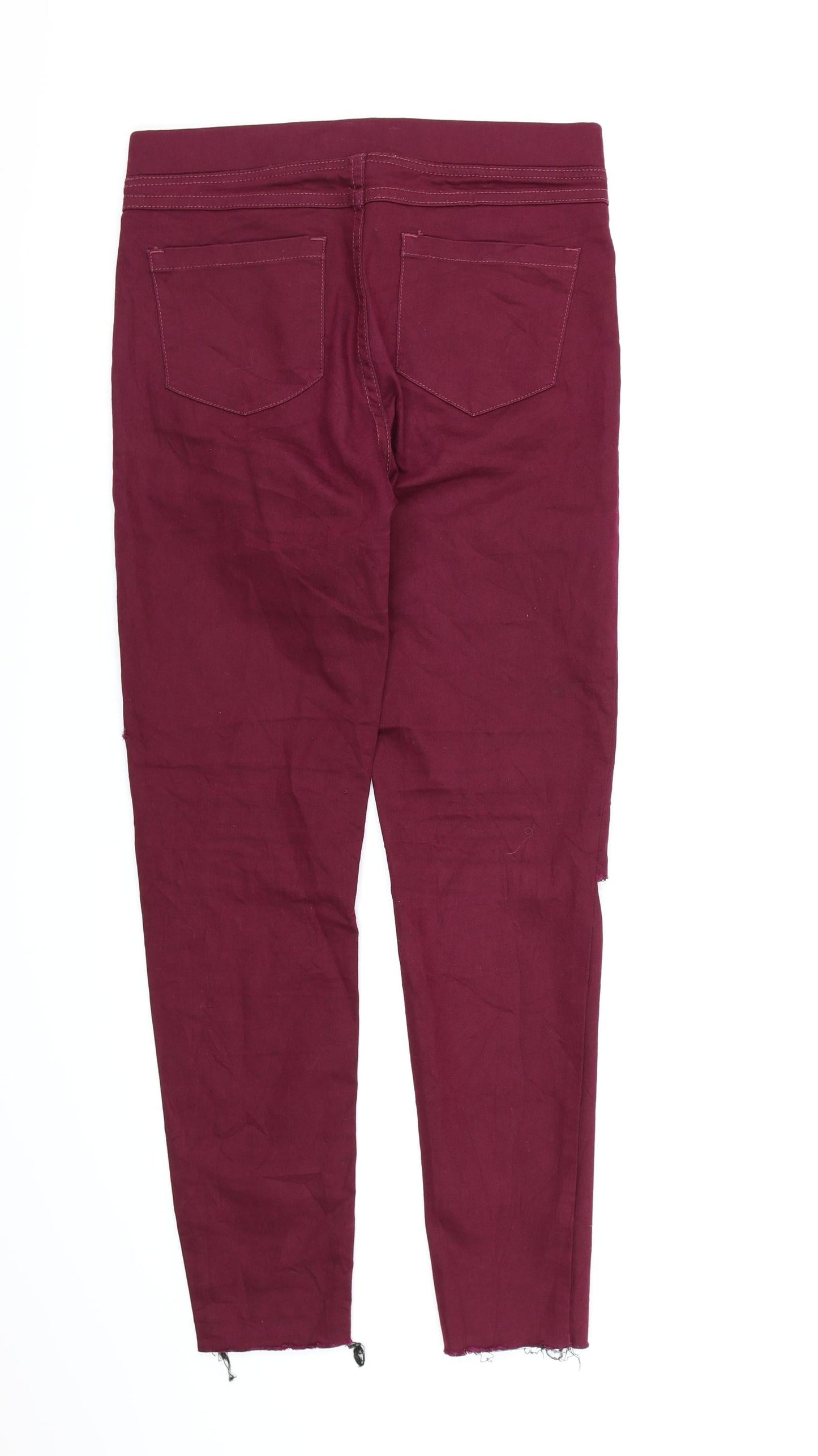 Womens UK Size S Sinsay Regular Fit Jegging Purple Jeans