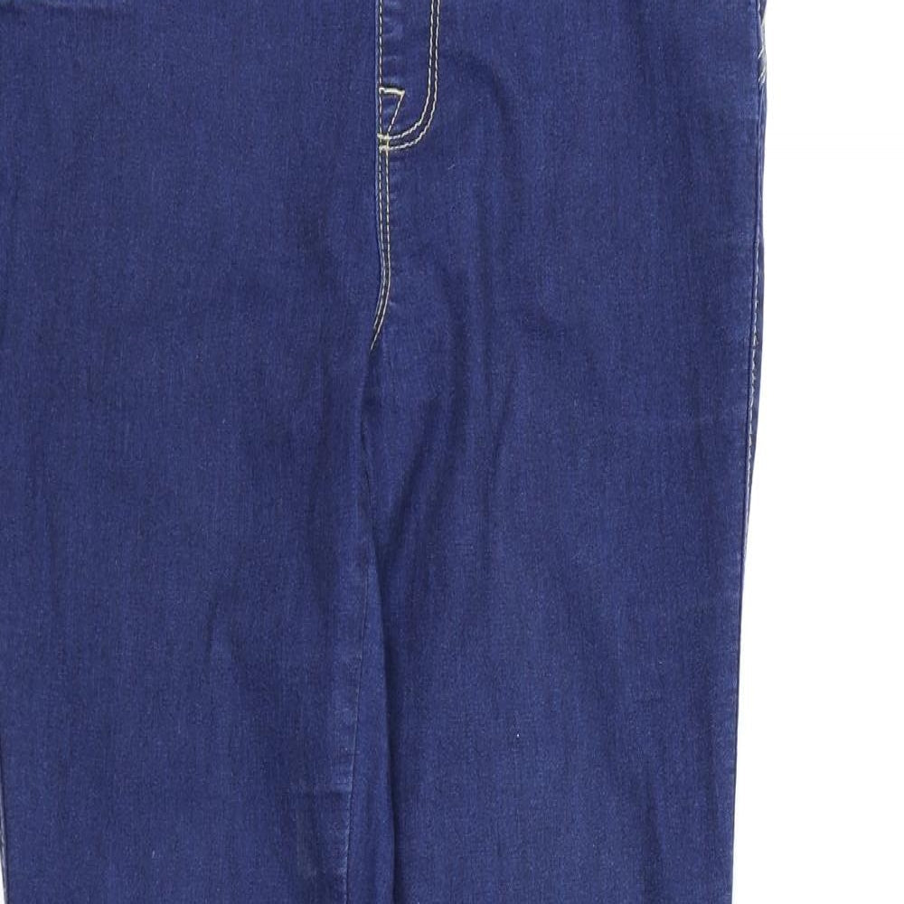 Denim co Womens Blue  Denim Jegging Jeans Size 10 L27 in