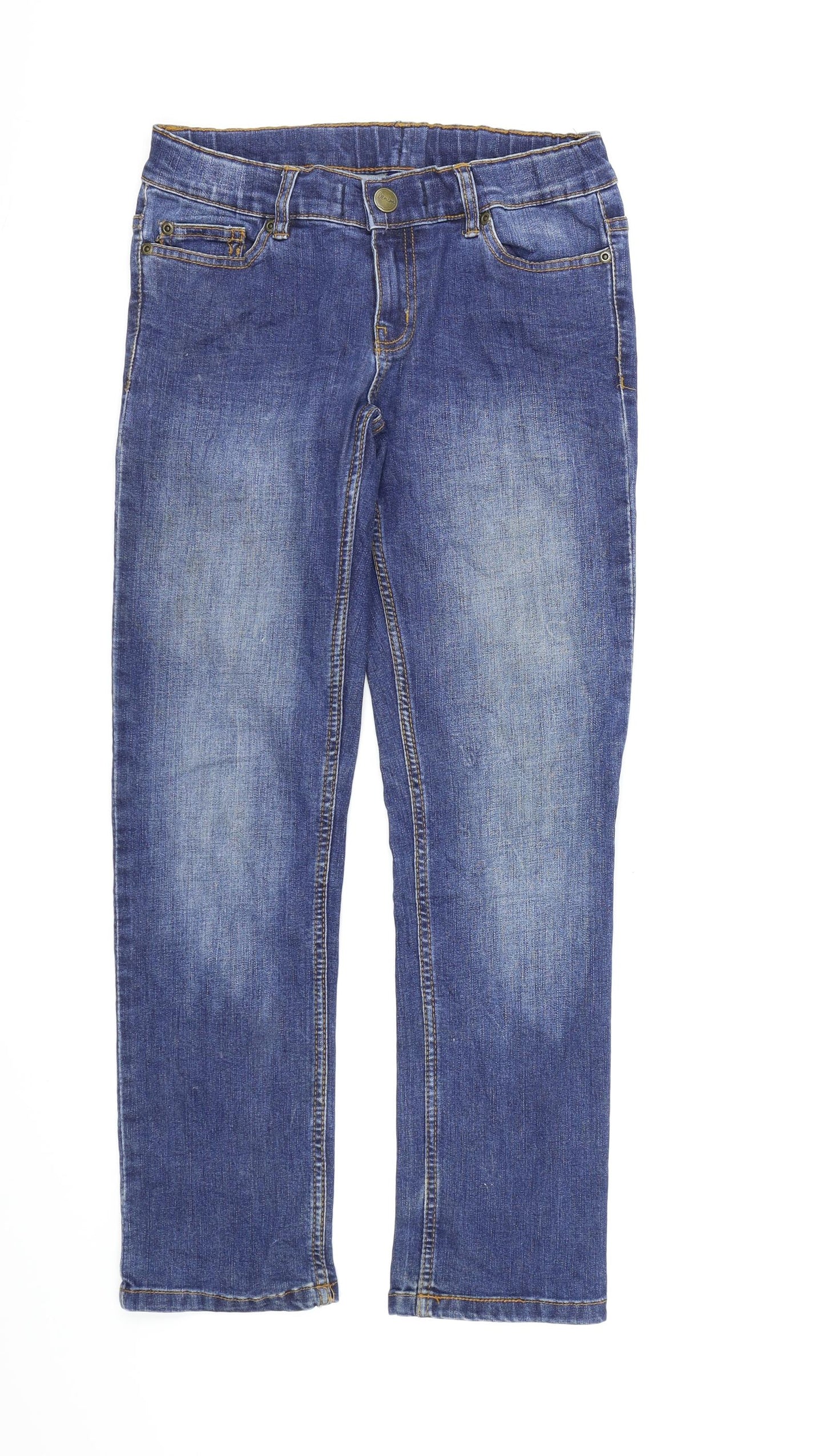 YFK Girls Blue  Denim Straight Jeans Size 10 Years