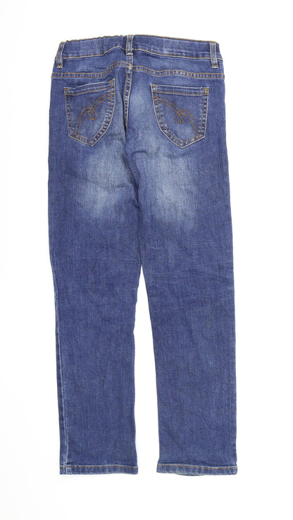 YFK Girls Blue  Denim Straight Jeans Size 10 Years