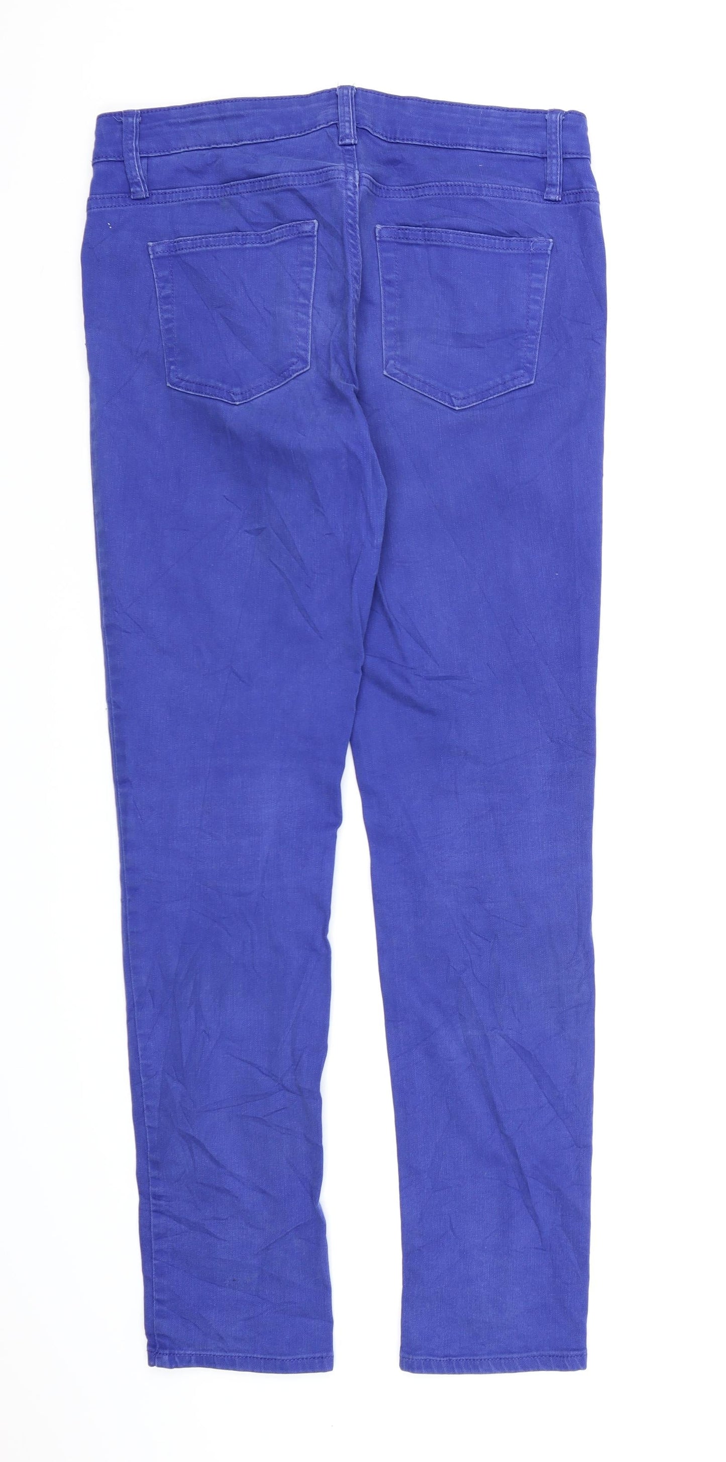 Womens UK Size  Preworn Regular Fit Straight Blue Jeans