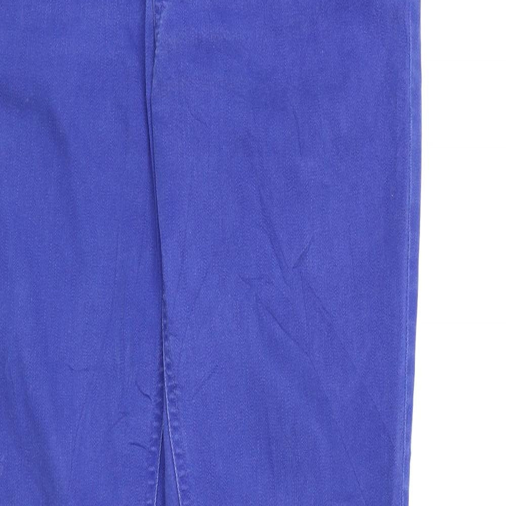 Womens UK Size  Preworn Regular Fit Straight Blue Jeans