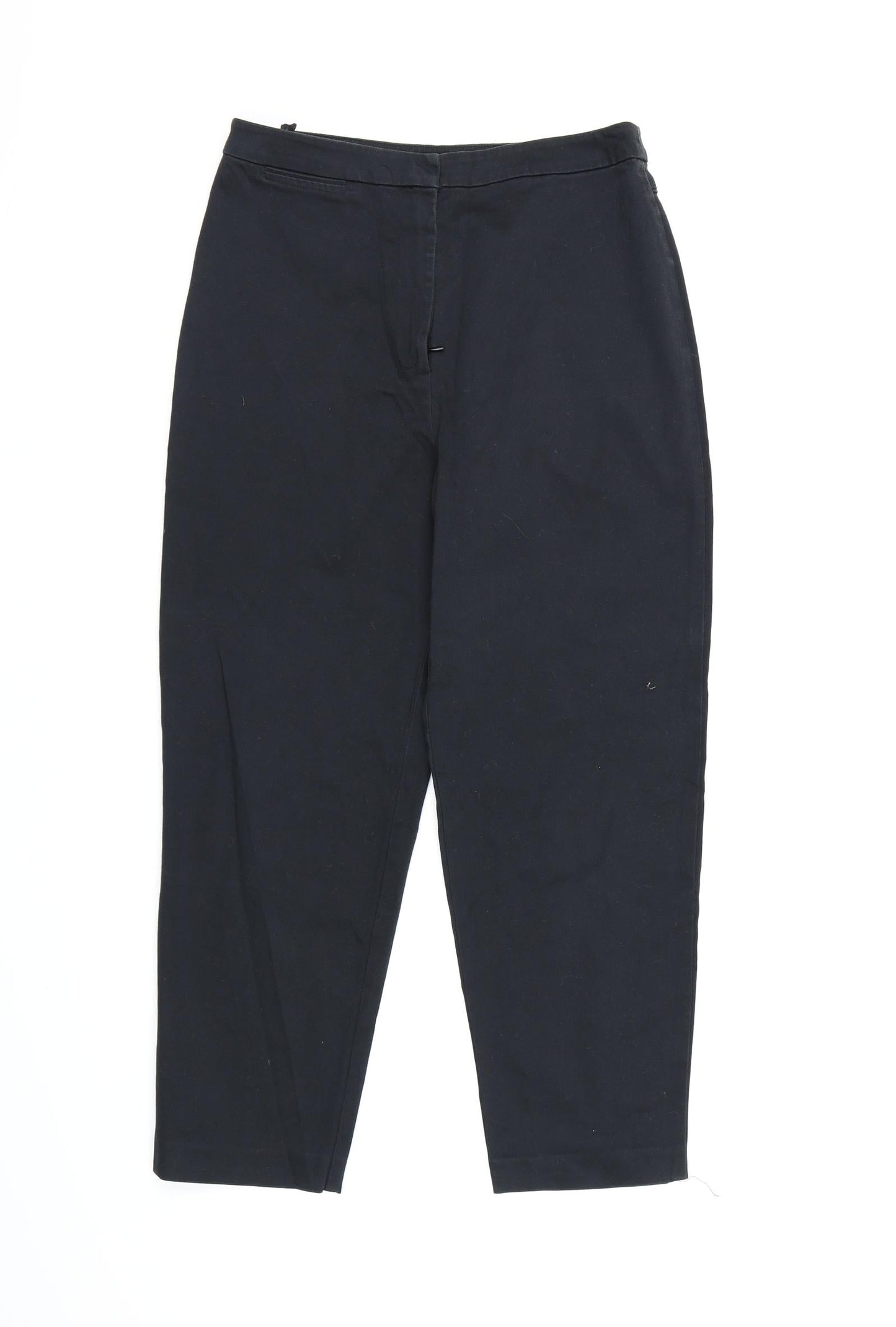 Womens UK Size 10 Anne Brooks Regular Fit  Black Trousers