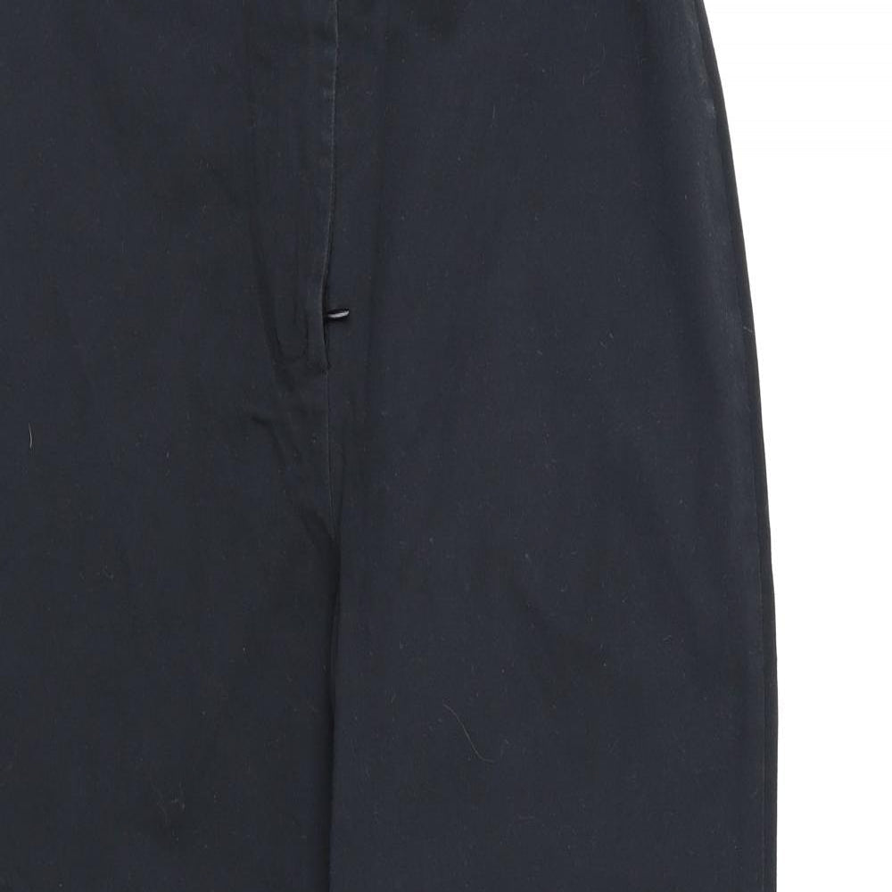 Womens UK Size 10 Anne Brooks Regular Fit  Black Trousers
