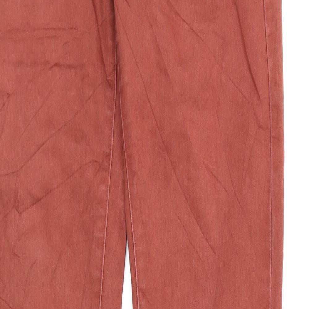Womens UK Size  Preworn Regular Fit Skinny Brown Jeans