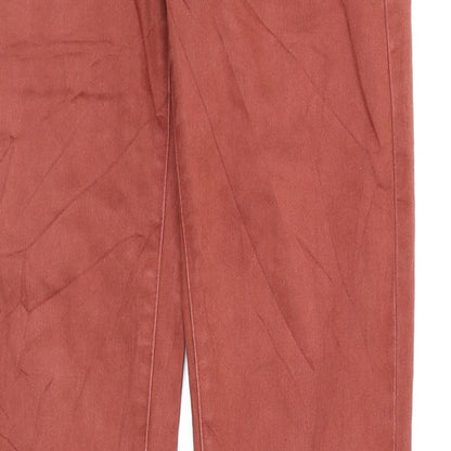 Womens UK Size  Preworn Regular Fit Skinny Brown Jeans