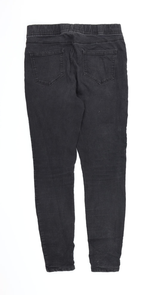 Pep&Co Womens Black  Denim Jegging Jeans Size 12 L27 in