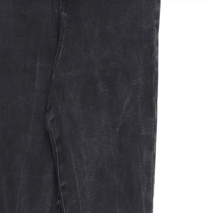 Denim co Womens Black  Denim Skinny Jeans Size 12 L30 in