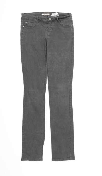 Womens UK Size 8 Camieu Regular Fit Skinny Grey Jeans