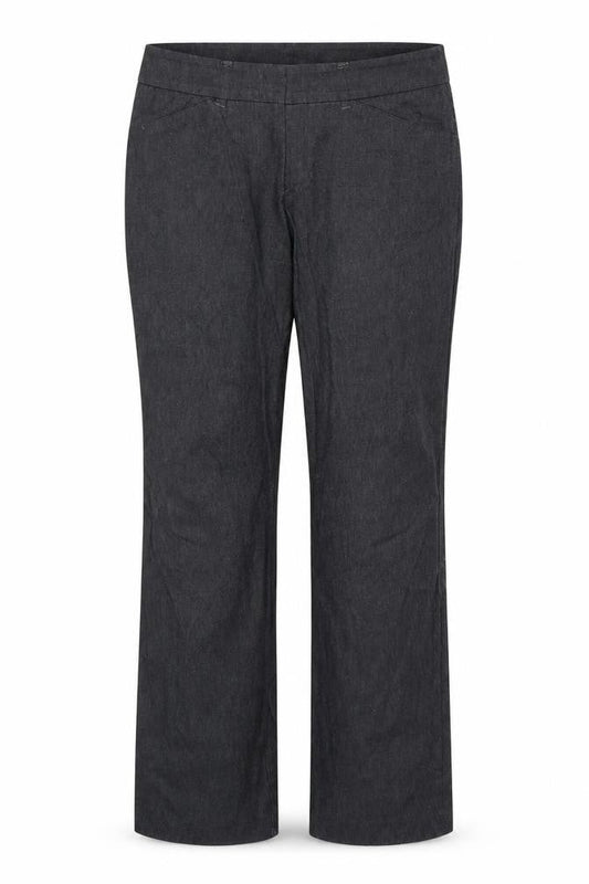 Womens UK Size 16 H&M Regular Fit Dress Pants Grey Trousers