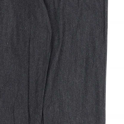 Womens UK Size 16 H&M Regular Fit Dress Pants Grey Trousers