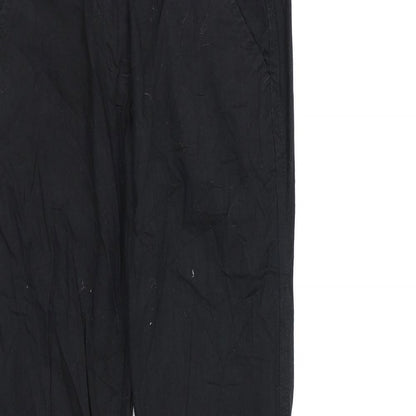 Womens UK Size 6 Preworn Regular Fit Bootcut Black Jeans