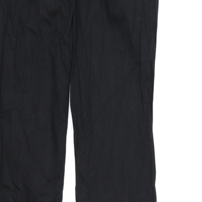Womens UK Size 6 Preworn Regular Fit Bootcut Black Jeans