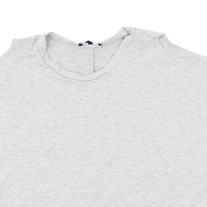 Womens UK Size 14 New Look Grey Basic Blouse