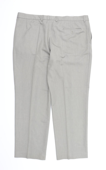 Greenwoods Mens Grey  Rayon Dress Pants Trousers  L30 in