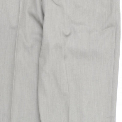 Greenwoods Mens Grey  Rayon Dress Pants Trousers  L30 in