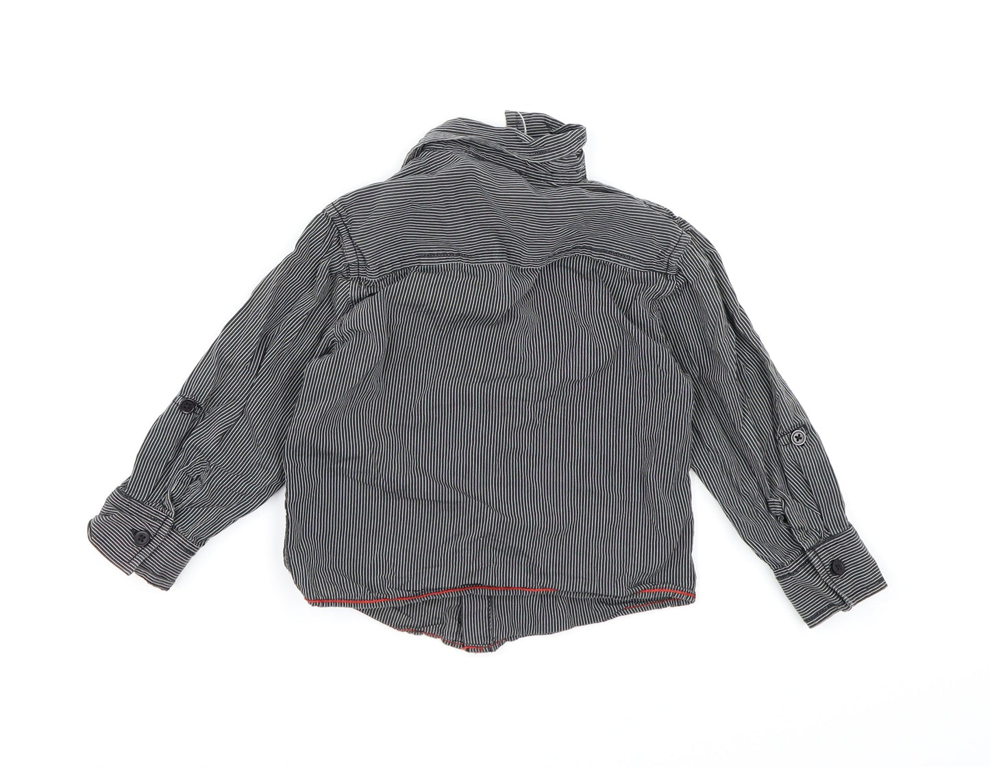 Urban Rascals Boys Grey Striped  Basic Button-Up Size 2-3 Years