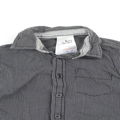 Urban Rascals Boys Grey Striped  Basic Button-Up Size 2-3 Years