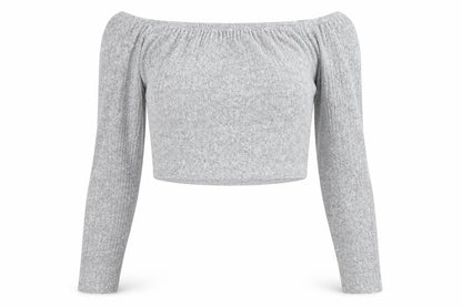 PRETTYLITTLETHING Womens Grey  Knit Pullover Jumper Size 12