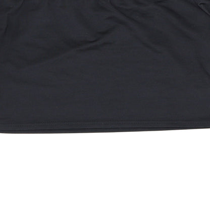 Womens UK Size 10 PRETTYLITTLETHING Black Cropped Blouse