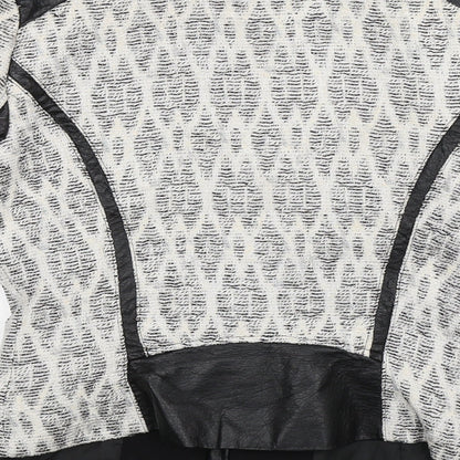 H&M Womens Multicoloured Geometric  Jacket Blazer Size 10