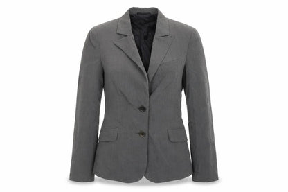 Womens UK Size 10 Preworn Regular Grey Suit Jacket