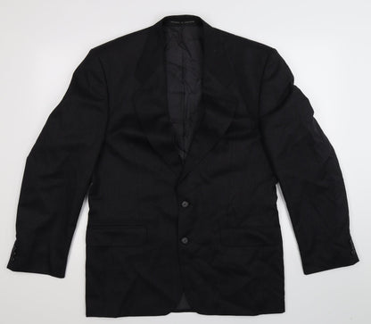 Mens UK Size 40 The Label Regular Black Suit Jacket